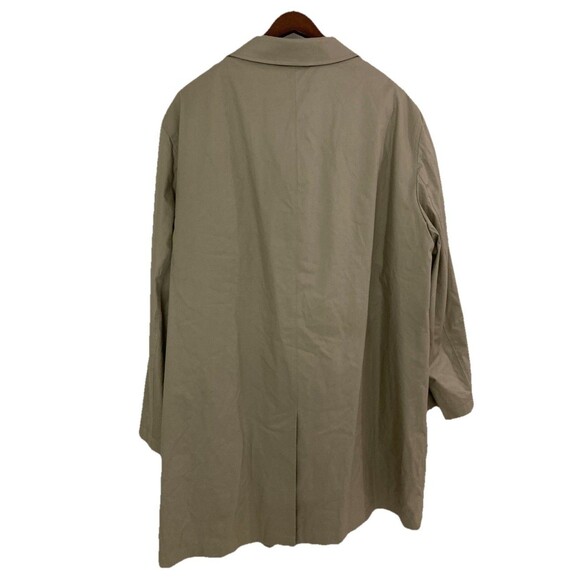 Men's VTG Ralph Lauren Overcoat Removable Tartan Plaid Liner Beige Sz 3XL NWT - Picture 11 of 13